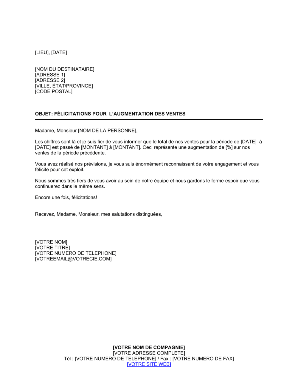 Business-in-a-Box's Félicitations pour l'augmentation des ventes