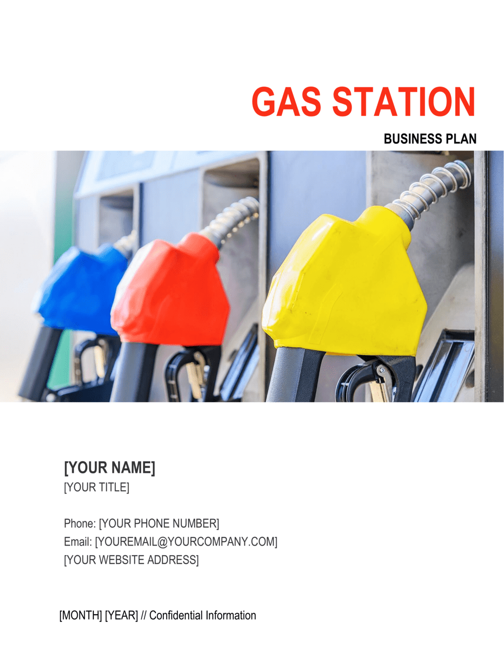 mini gas station business plan