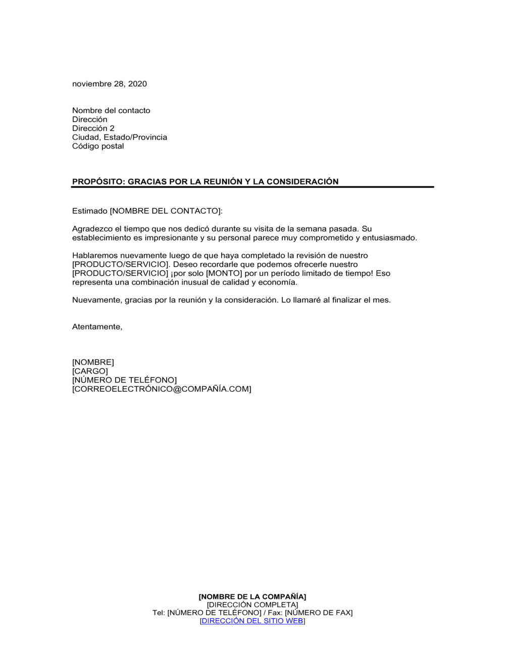 Business-in-a-Box's Gracias por el encuentro y la consideración