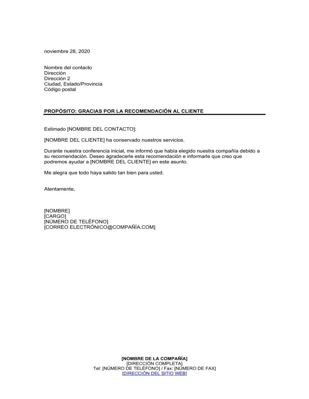 Business-in-a-Box's Gracias por recomendarnos