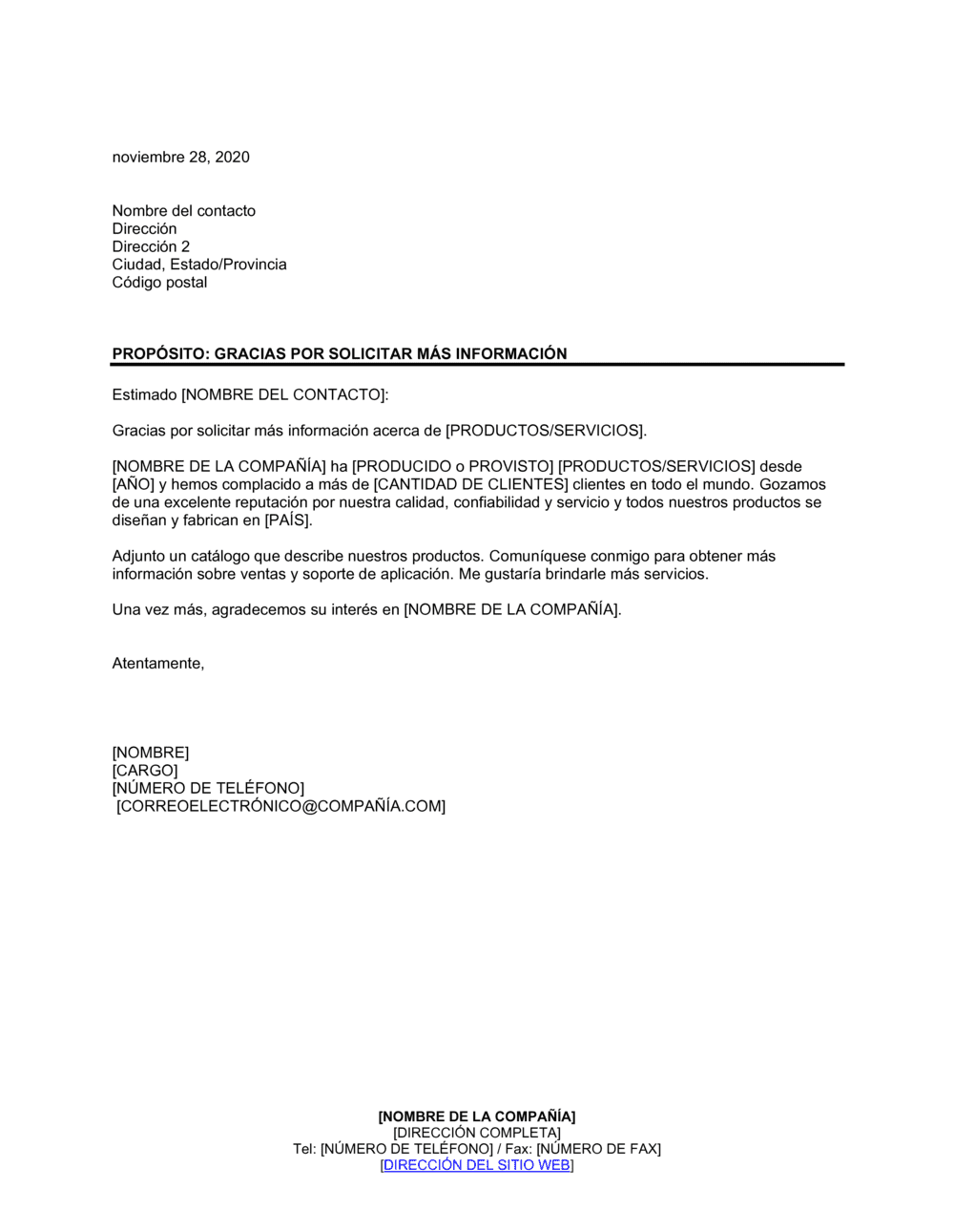 Business-in-a-Box's Gracias por solicitar más información