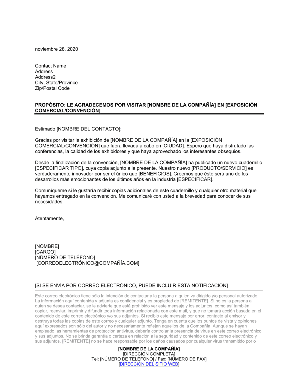 Business-in-a-Box's Gracias por visitar nuestras instalaciones