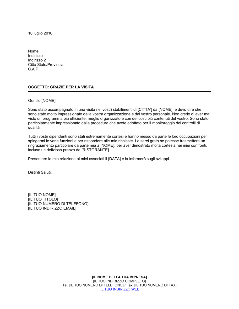 Business-in-a-Box's Grazie per la visita