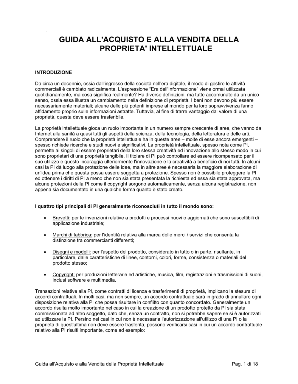 Business-in-a-Box's Guida all'acquisto e alla vendita della proprietà intellettuale