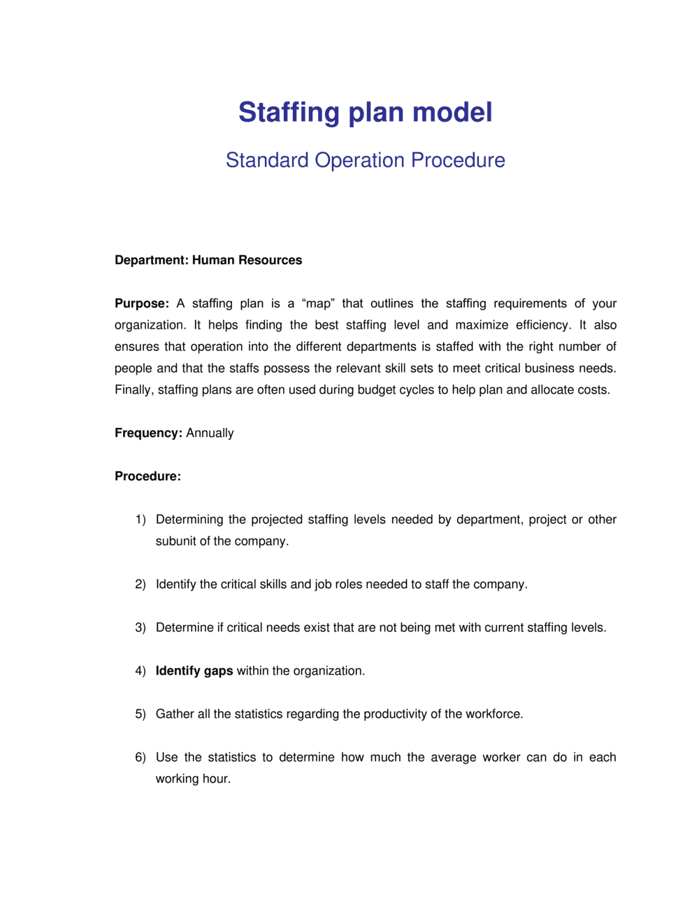 How to Create a Staffing Plan  by Business-in-a-Box™ Regarding Staffing Agency Business Plan Template