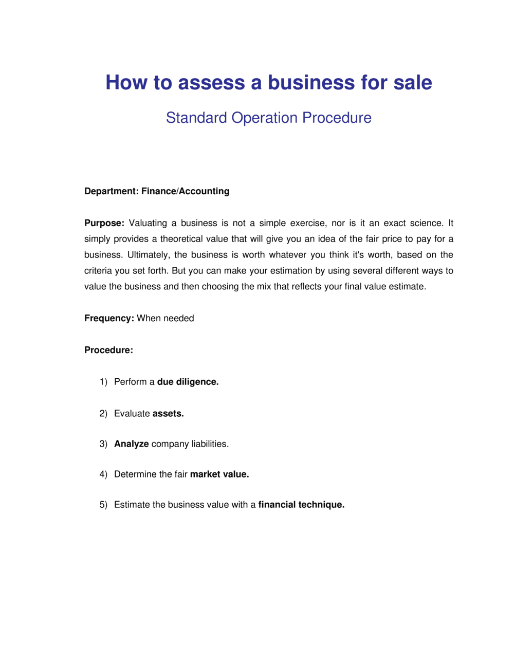 How to Make a Business Assessment  by Business-in-a-Box™