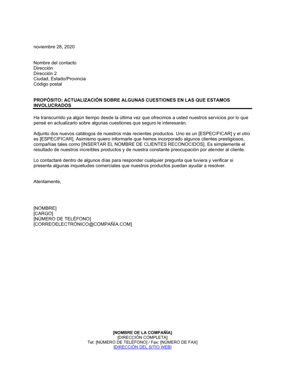 Business-in-a-Box's Lo actualizamos respecto de algunas cosas que estamos haciendo