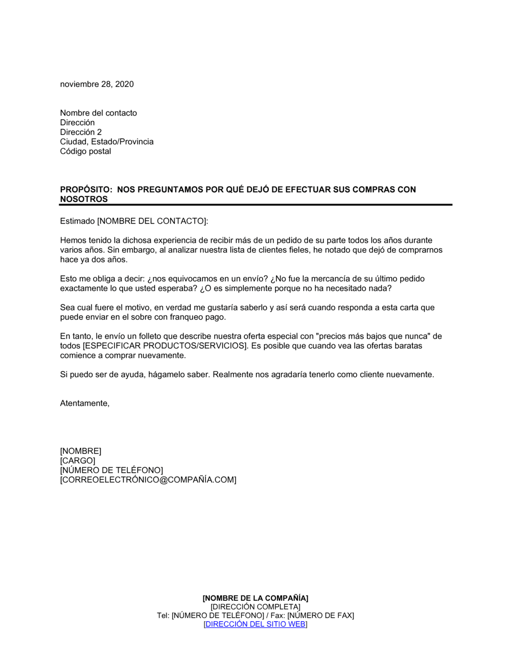 Business-in-a-Box's Nos preguntamos por qué dejó de efectuar sus compras con nosotros