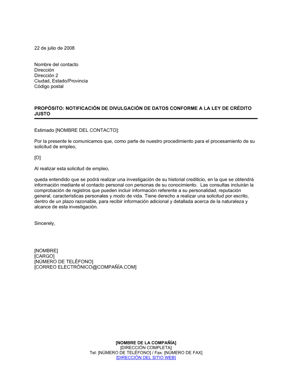 Business-in-a-Box's Notificación de confidencialidad