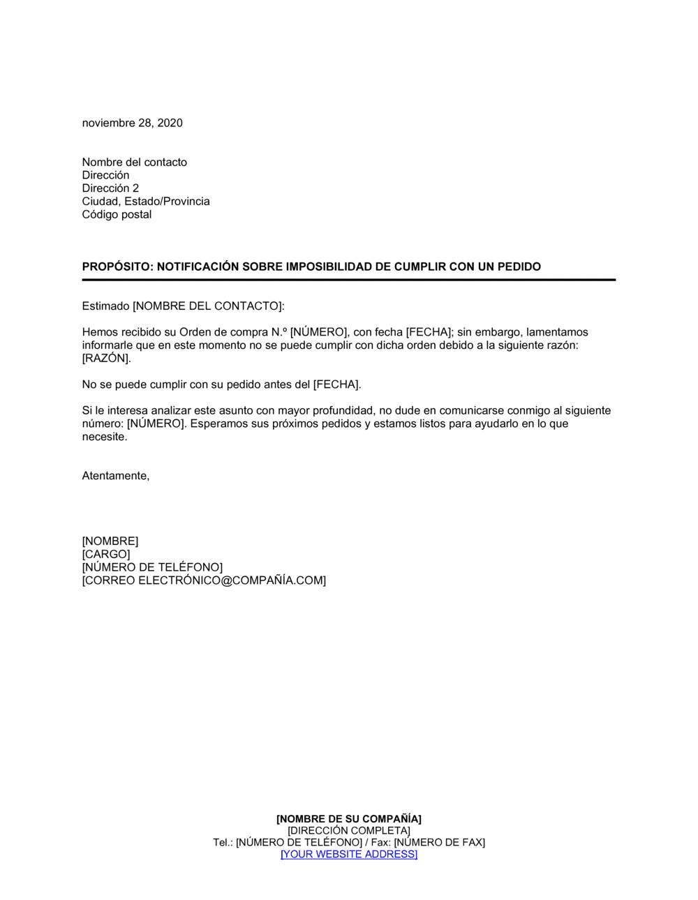 Business-in-a-Box's Notificación de envío retrasado 2