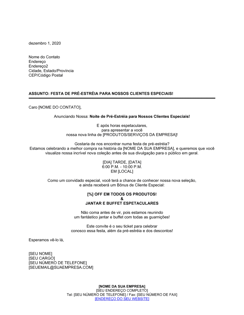 Business-in-a-Box's Não Quer Participar Conosco de uma Festa