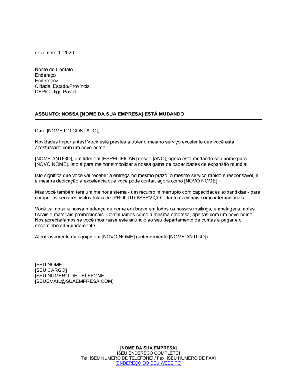 Business-in-a-Box's O Nome da Nossa Companhia Está Mudando