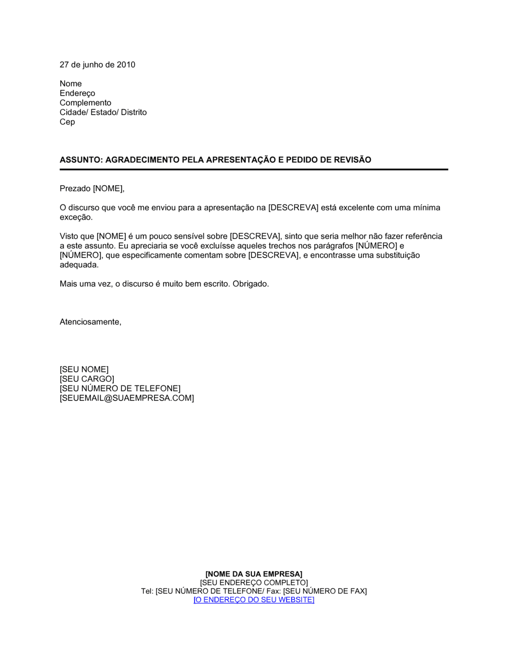 Business-in-a-Box's Obrigado pelo Seu Envio e Pedido de Revisão
