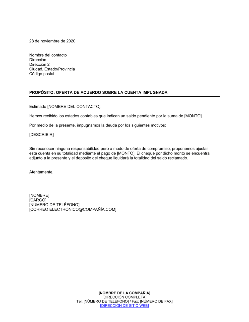 Business-in-a-Box's Oferta de liquidación de la cuenta en conflicto