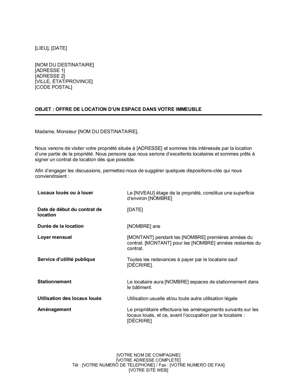 Business-in-a-Box's Offre de location d'un espace dans un immeuble