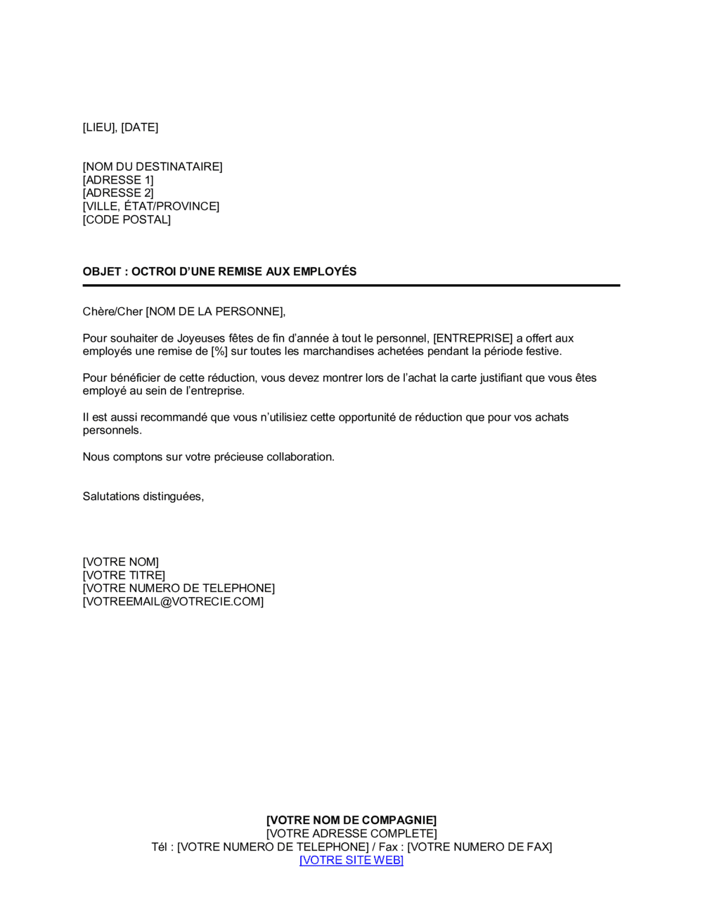 Business-in-a-Box's Offre de remise aux employés pendant Noël