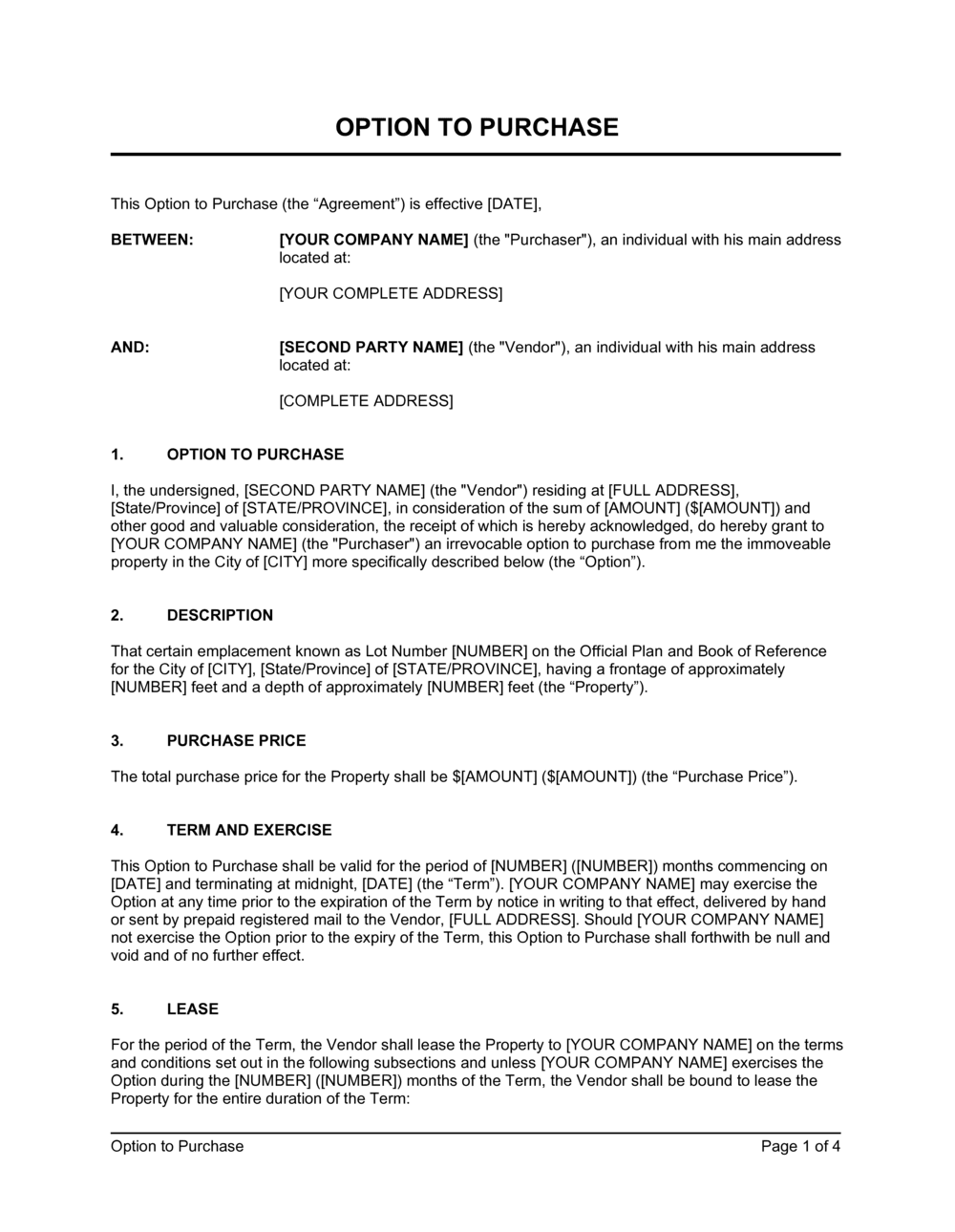 Share Purchase Agreement Template Singapore