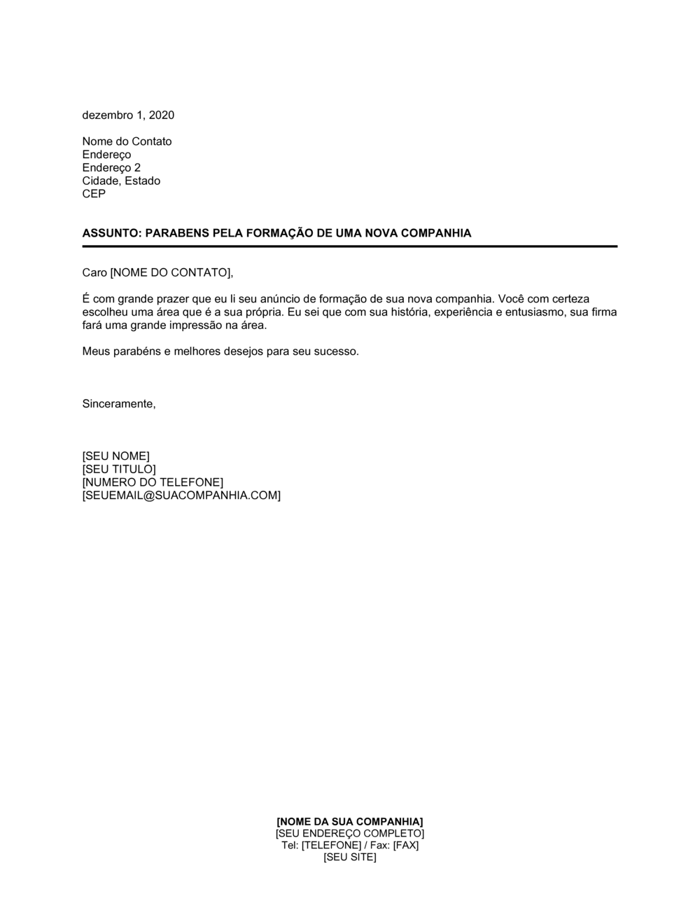 Business-in-a-Box's Parabéns Pela Formação de Nova Companhia