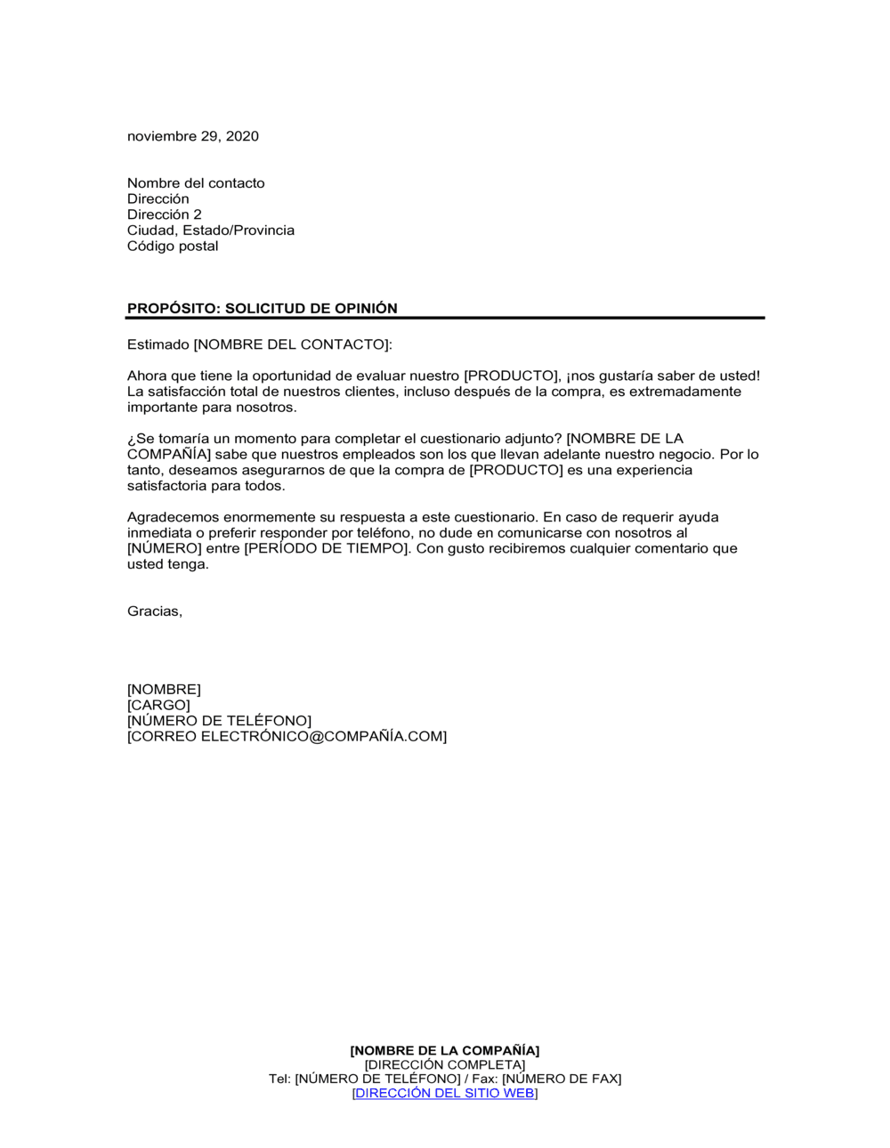 Business-in-a-Box's Pedido de opiniones de los clientes