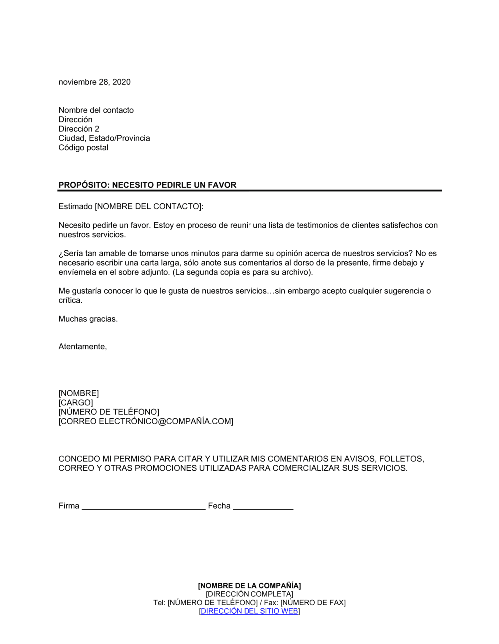 Business-in-a-Box's Pedido de testimonios de los clientes