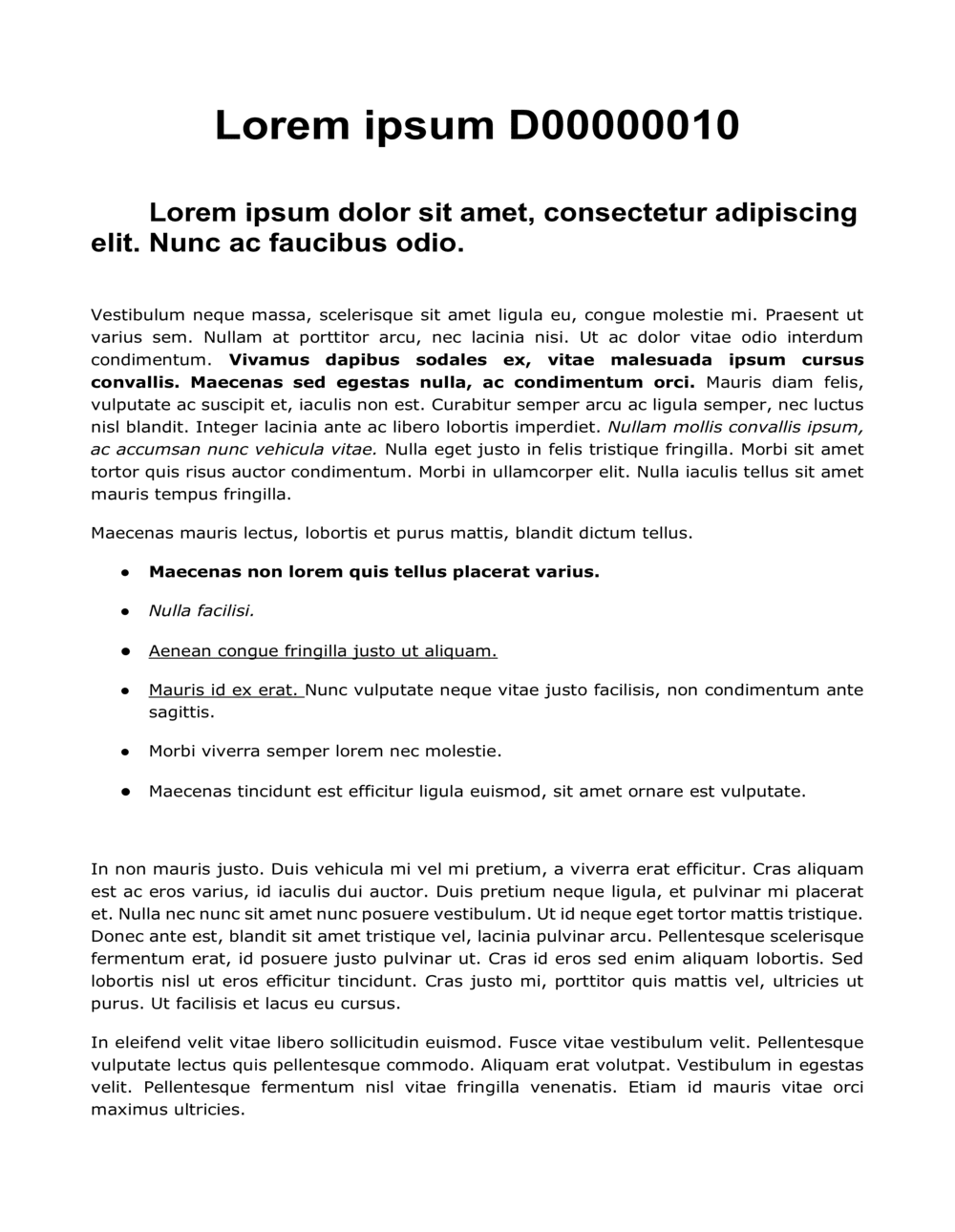 Business-in-a-Box's Financial Agreement Template