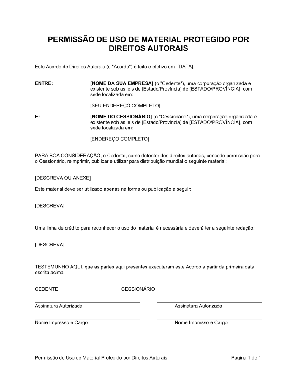 Business-in-a-Box's Permissão para Usar Material de Direito Autoral