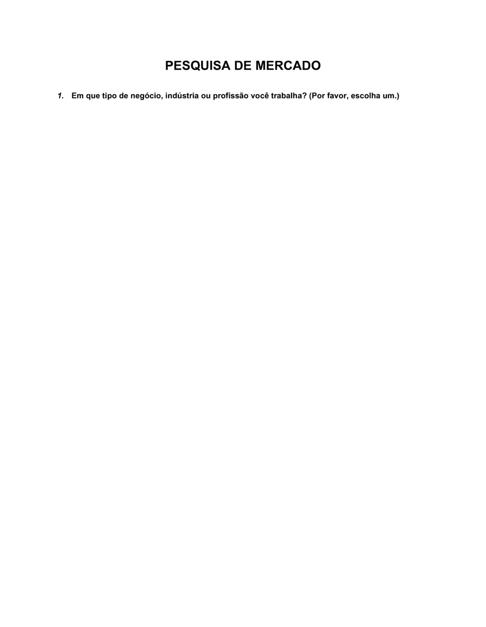 Business-in-a-Box's Pesquisa de Mercado B2B