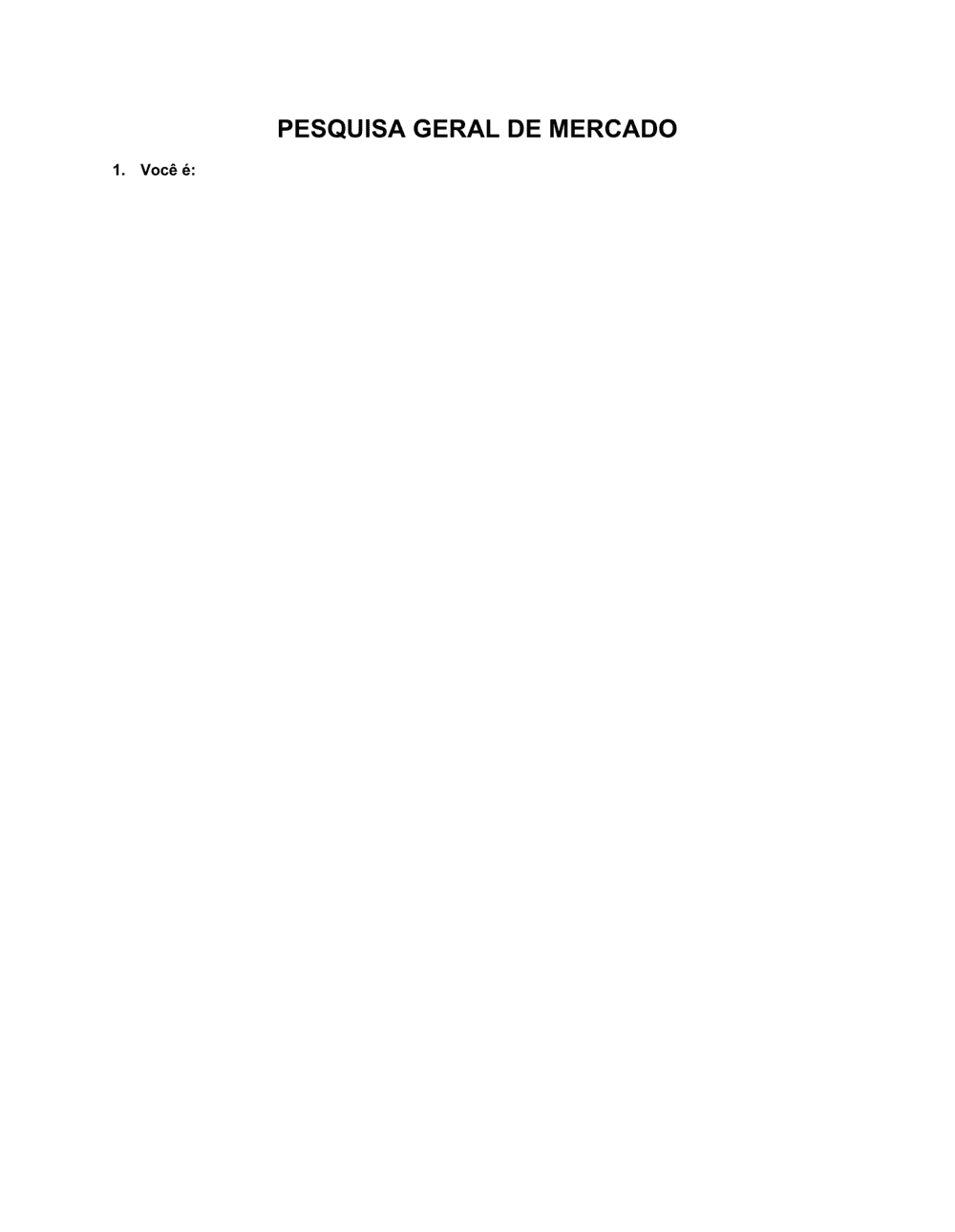 Business-in-a-Box's Pesquisa Geral de Mercado