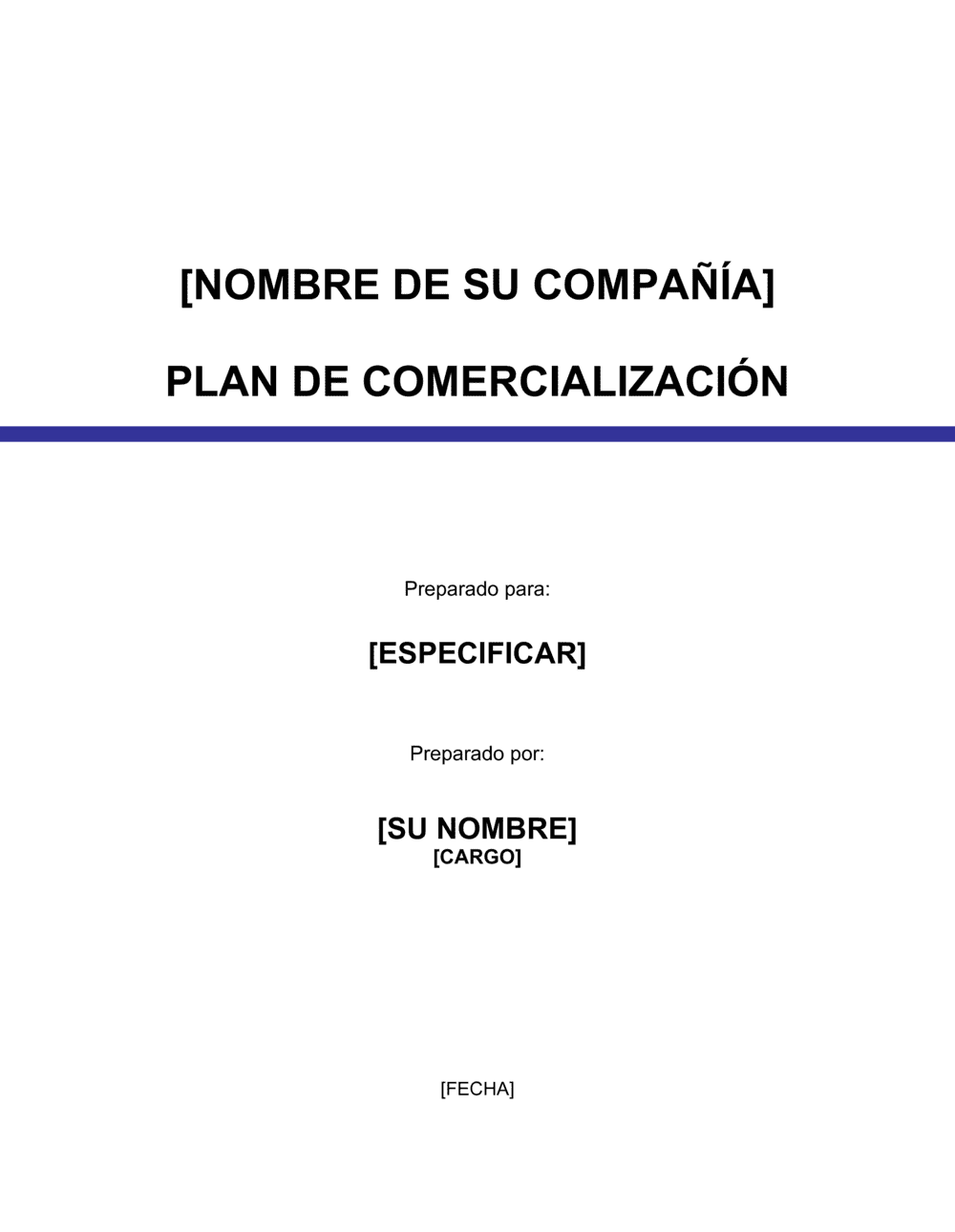 Business-in-a-Box's Plan de comercialización