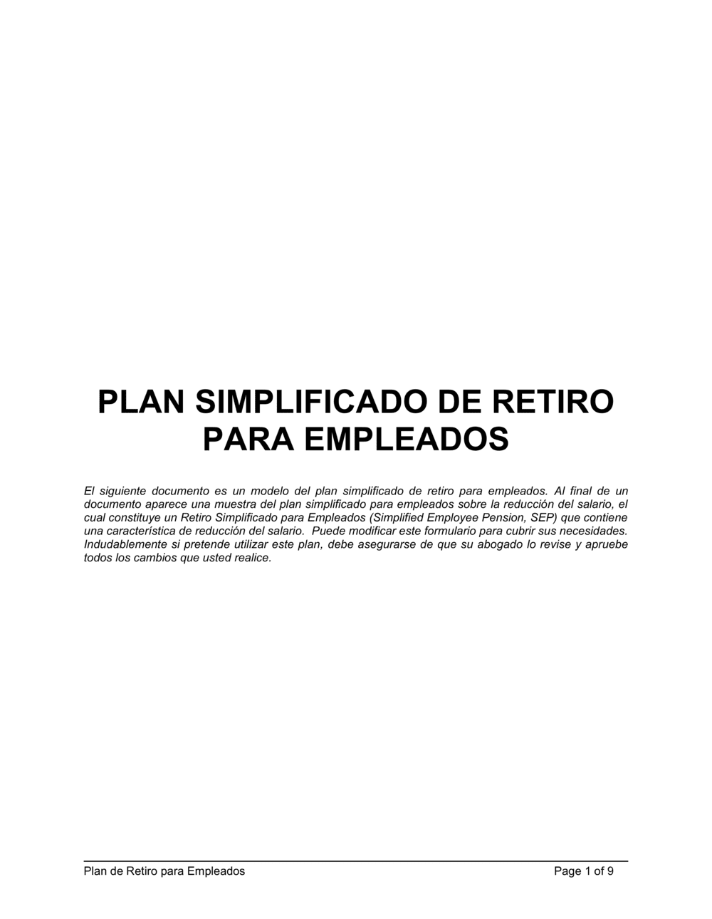Business-in-a-Box's Plan simplificado de jubilación para empleados