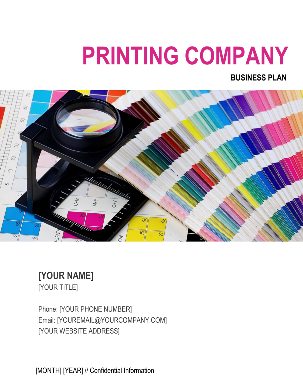 printing shop business plan example