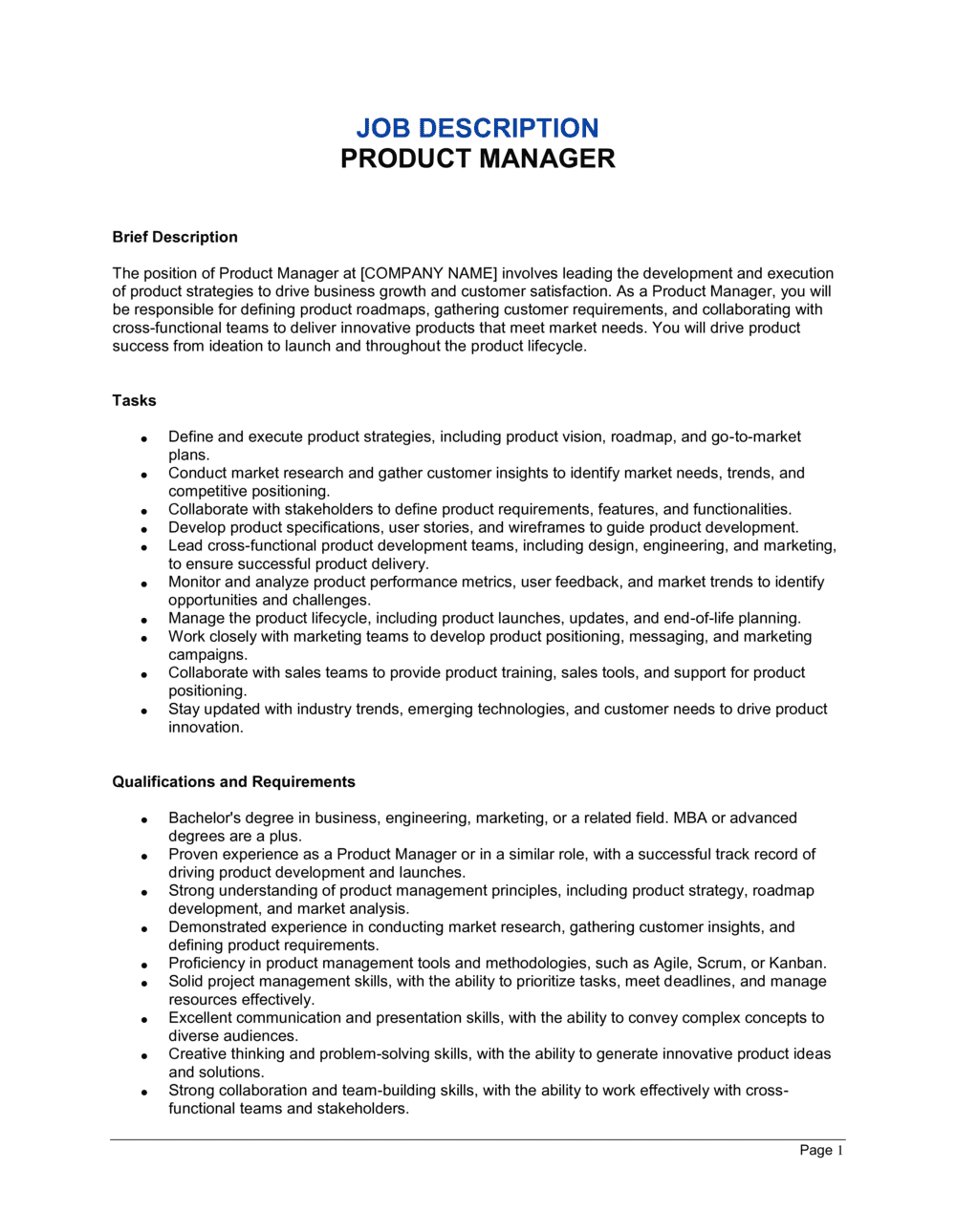 manager-job-description-template
