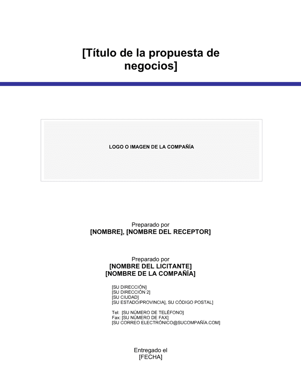 Business-in-a-Box's Propuesta comercial