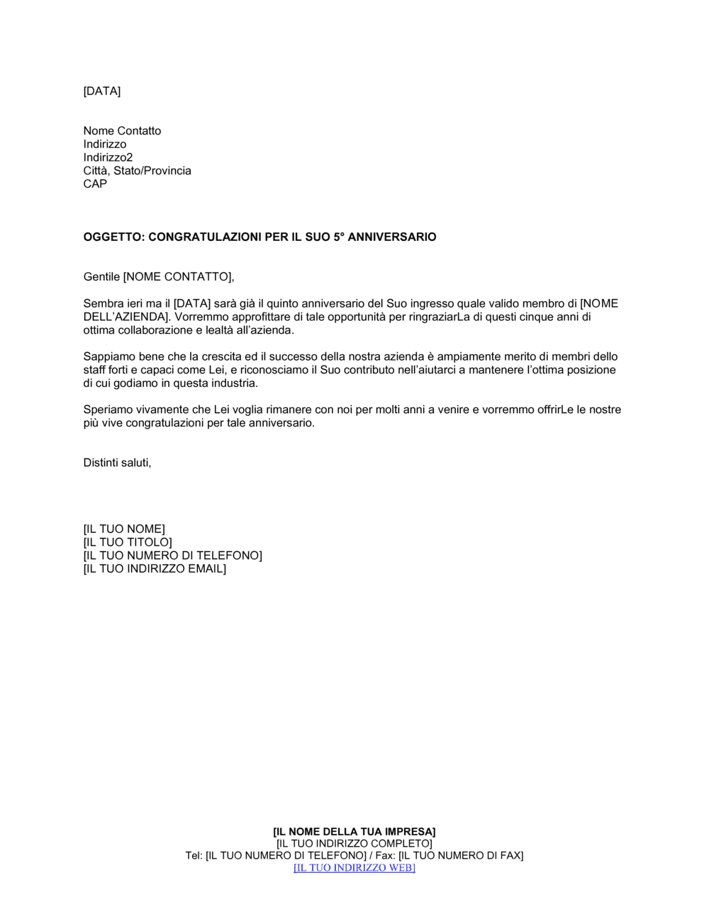 Business-in-a-Box's Quinto anniversario