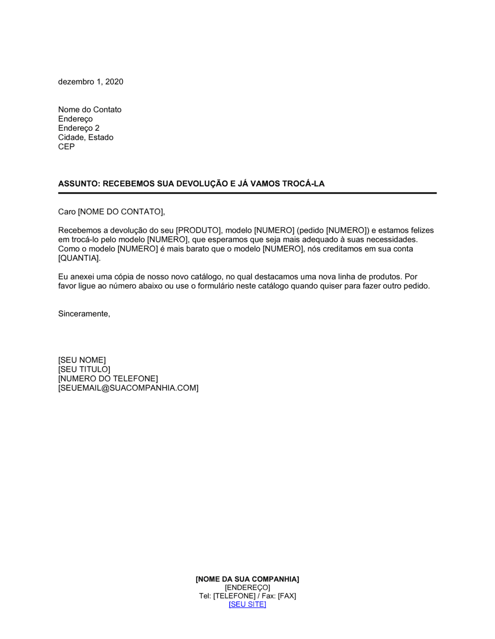 Business-in-a-Box's Recebemos Sua Devolução e Estamos Felizes em Trocá-la