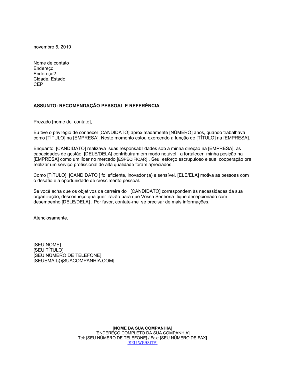 Business-in-a-Box's Recomendação Pessoal e Referência