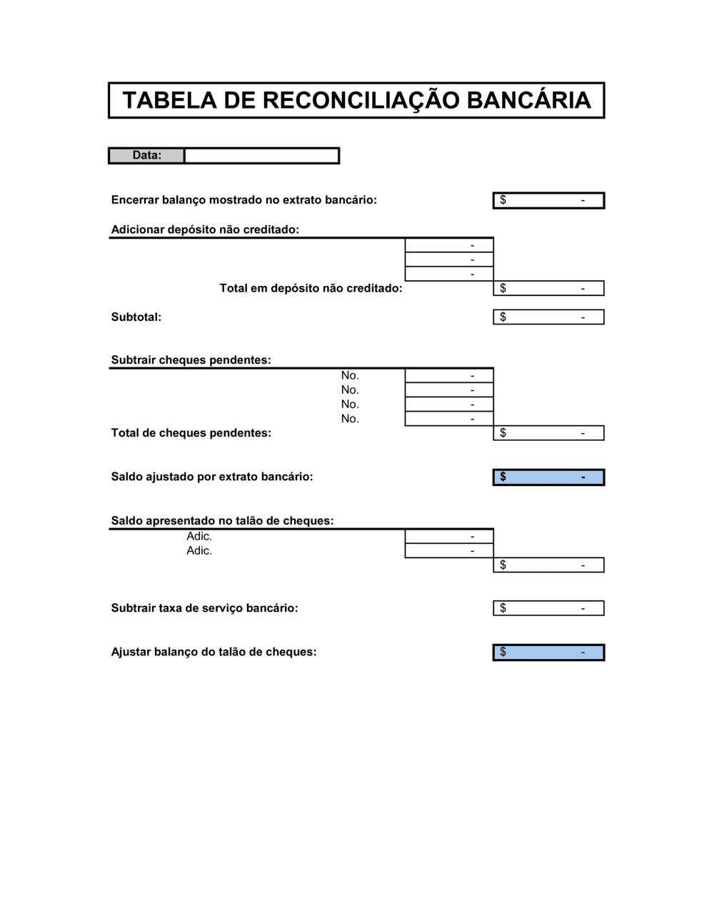 Business-in-a-Box's Reconciliação com Banco