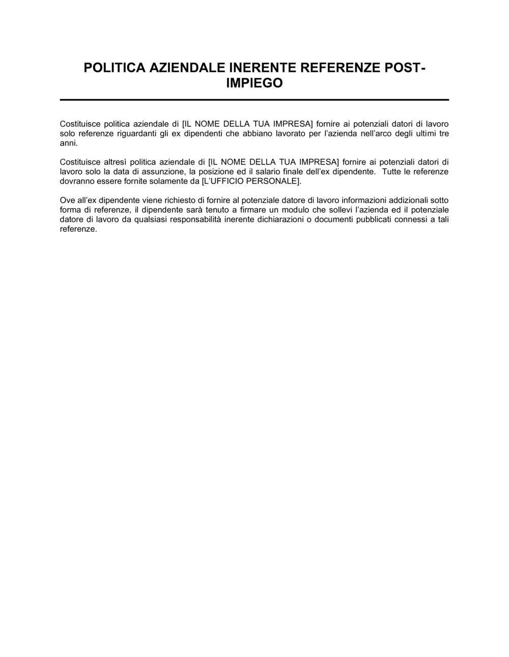 Business-in-a-Box's Referenze post impiego