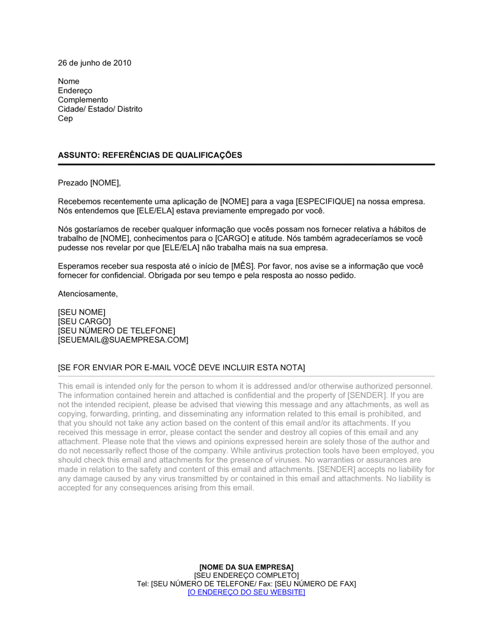 Business-in-a-Box's Referência nas Qualificações