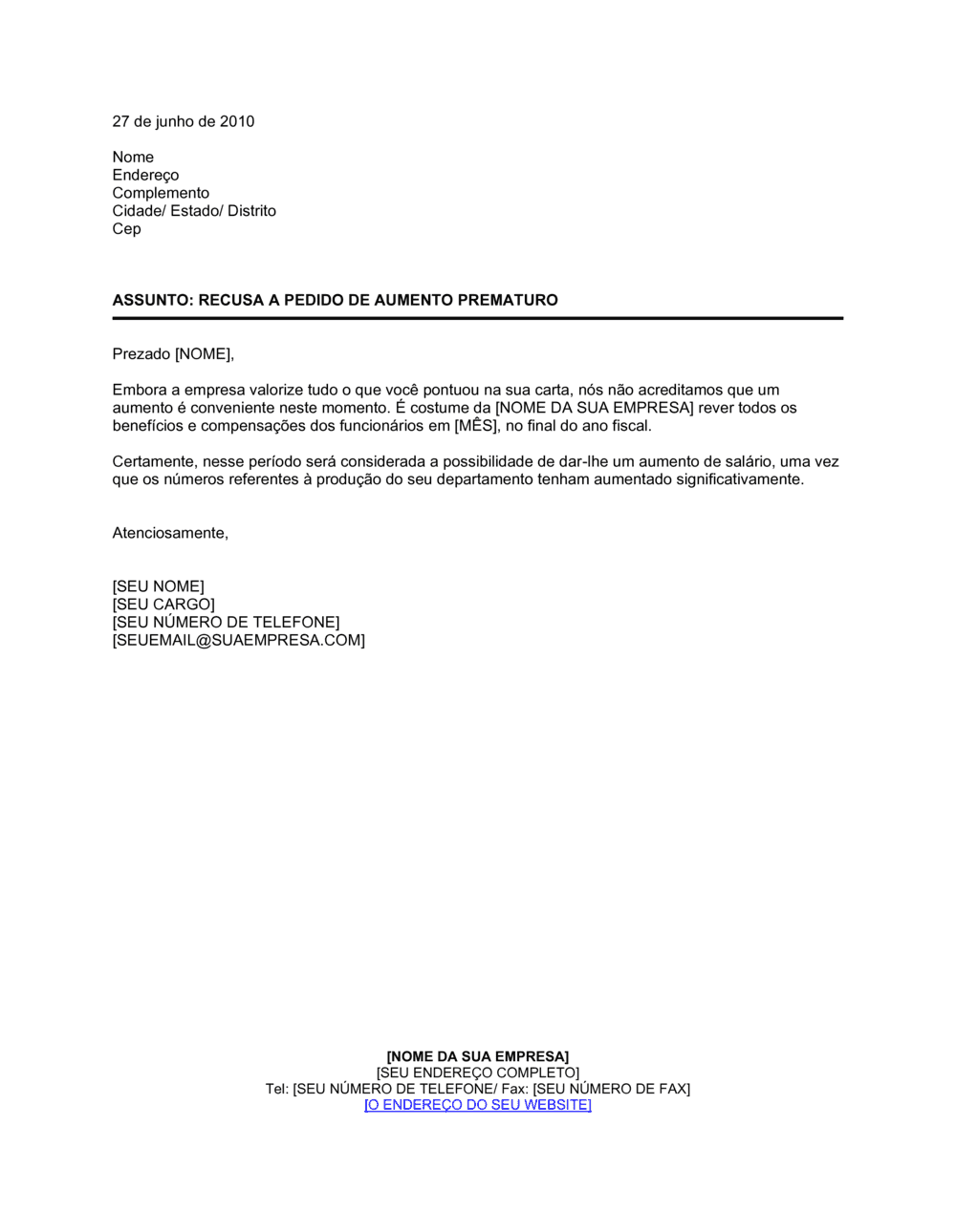 Business-in-a-Box's Rejeição do Pedido do Funcionário por Levantamento Antecipado