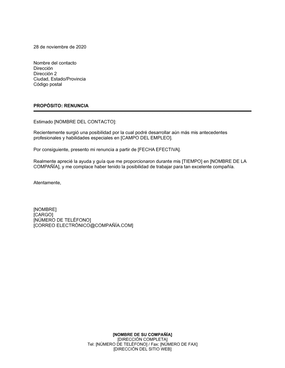 Business-in-a-Box's Renuncia