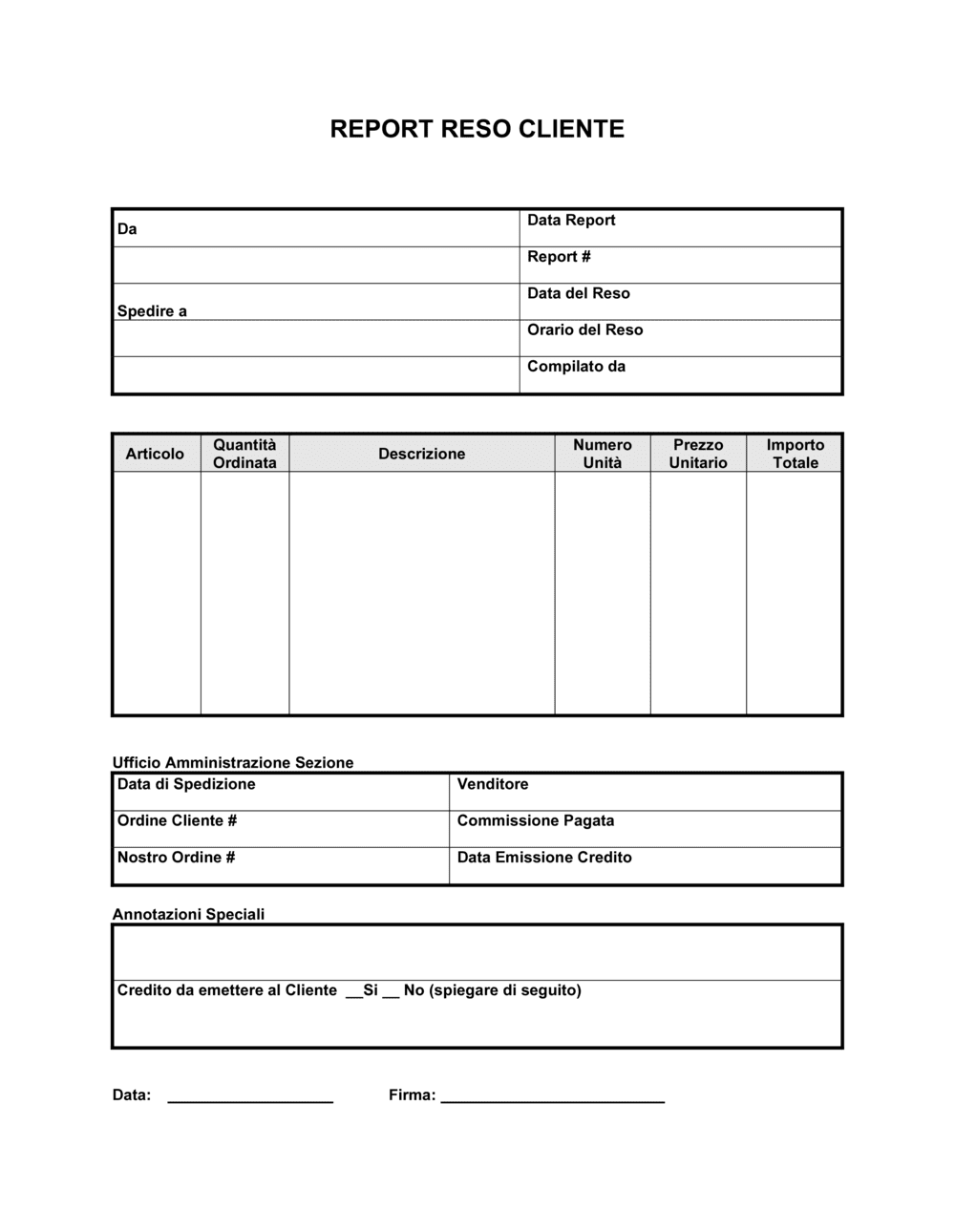 Business-in-a-Box's Report reso cliente