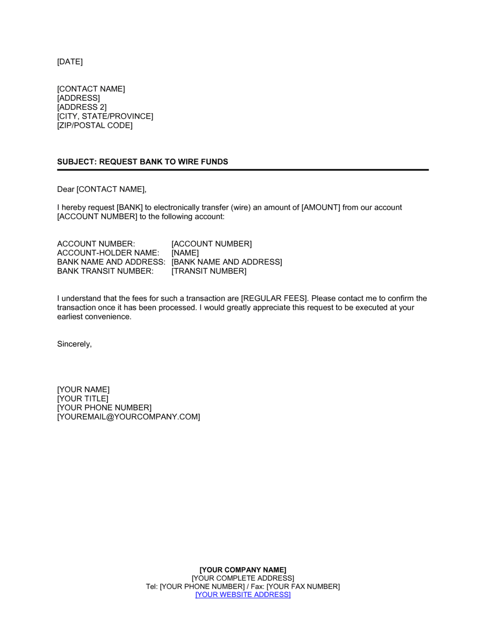 Letter Template To Close Bank Account Download