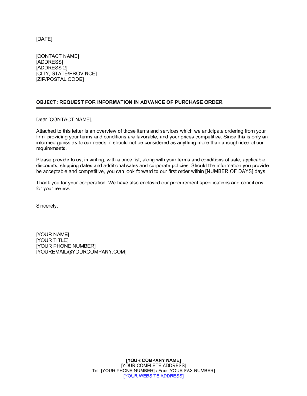 Sample Letter To Hr For Request from templates.business-in-a-box.com