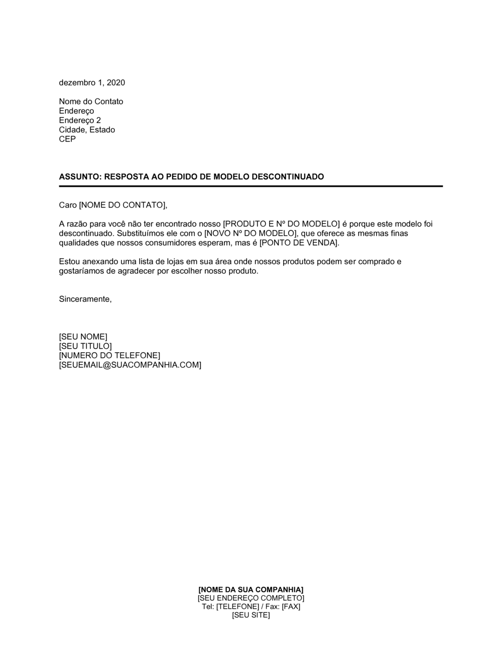 Business-in-a-Box's Resposta à Dúvida sobe Modelo Descontinuado