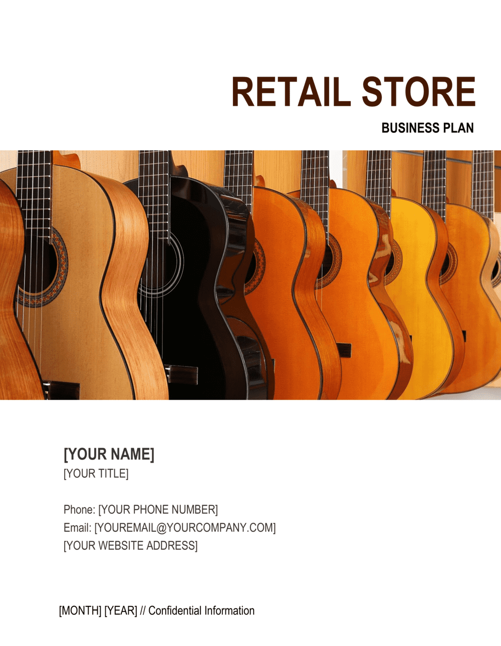 Business-in-a-Box's Retail Store Business Plan 3 Template