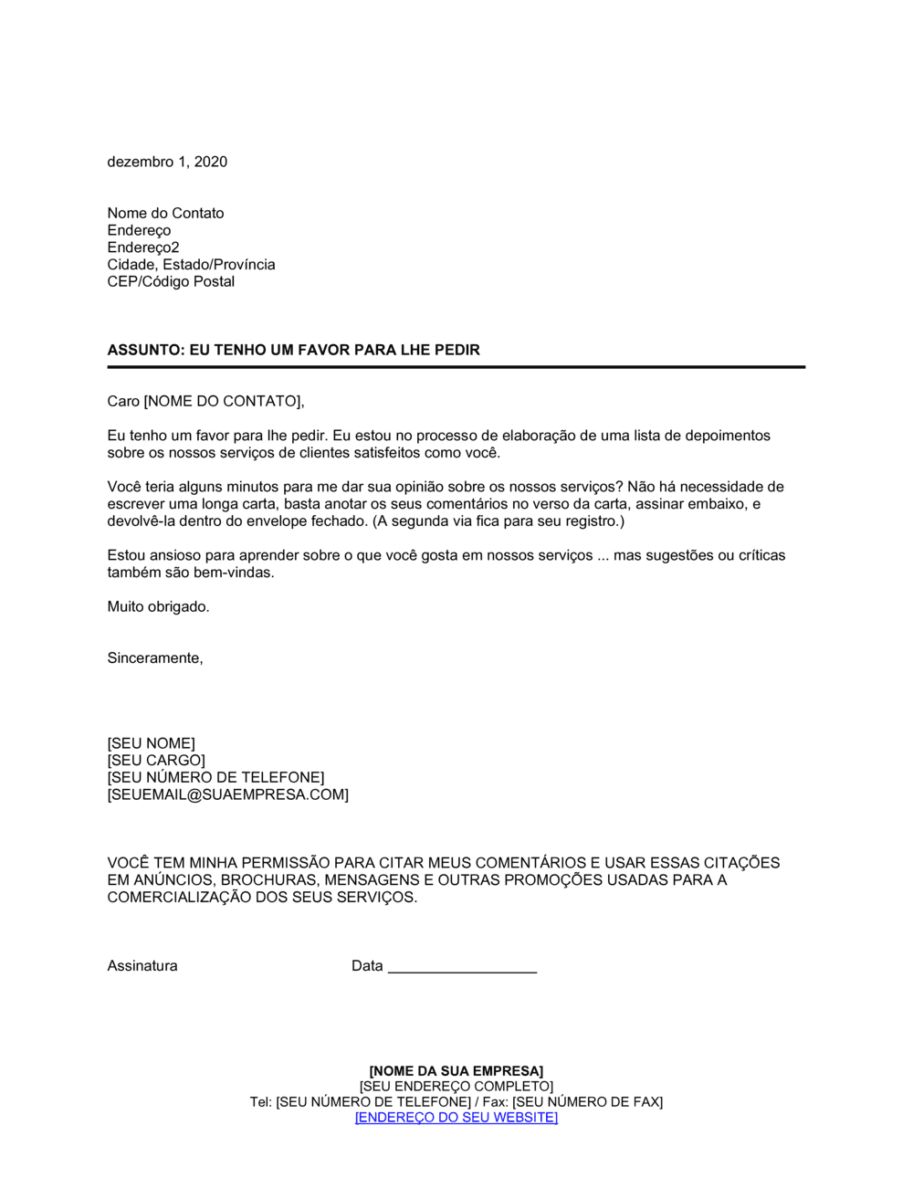 Business-in-a-Box's Solicitando Testemunhos de Clientes