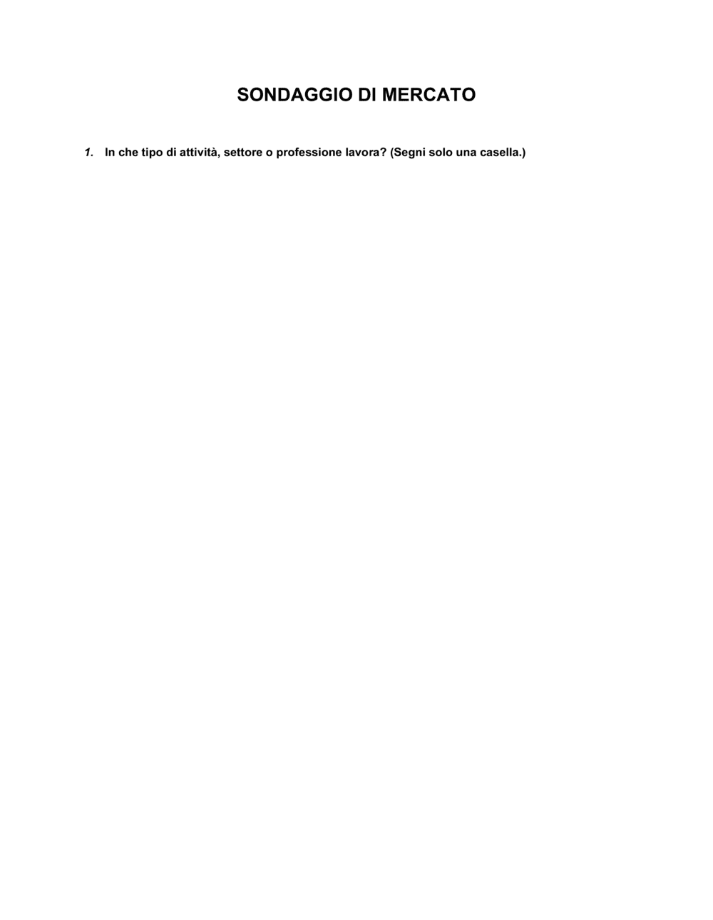 Business-in-a-Box's Sondaggio B2B