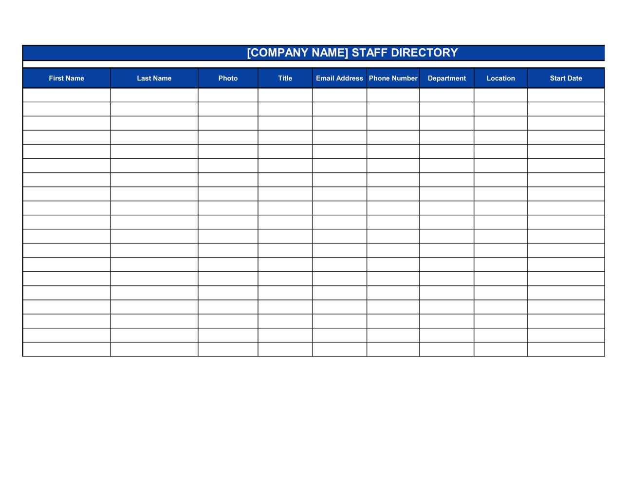 Telephone Directory Template Excel Fill Online Printable Fillable 