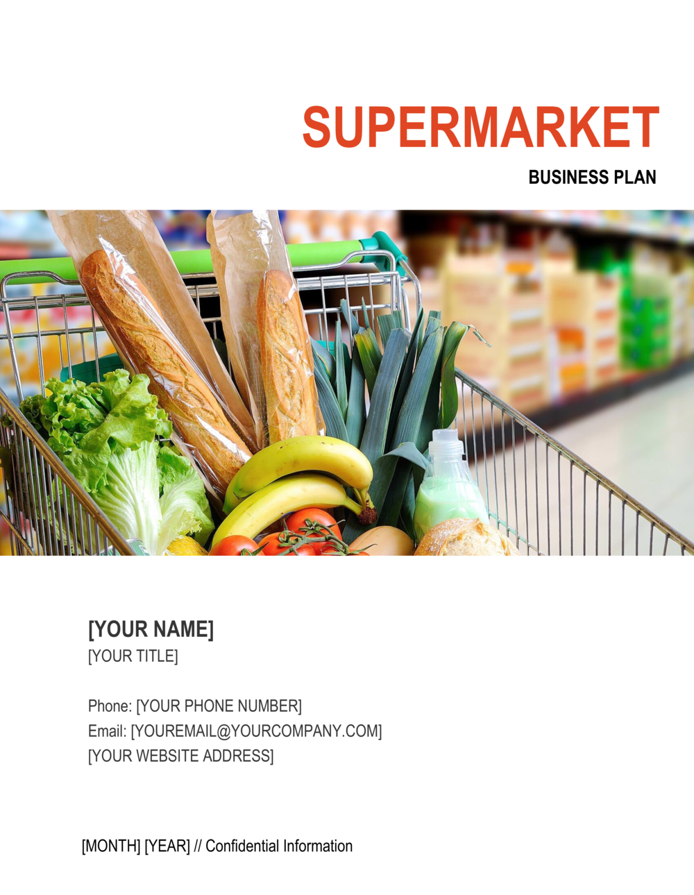 business plan on supermarket